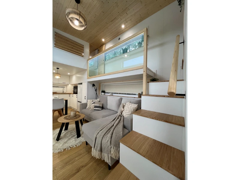 interieur tiny house river