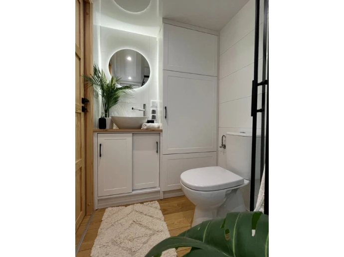 badkamer tiny house river