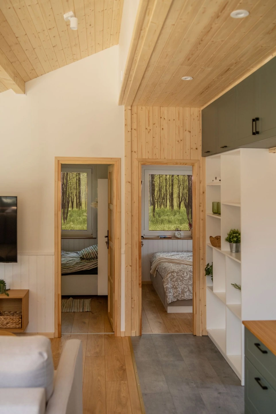 interieur tiny house evergreen